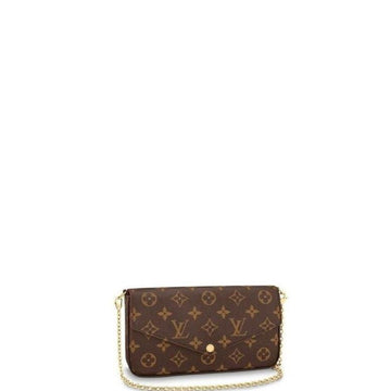 Makersluxe - Pochette Felicie Monogram Fuchsia Lining
