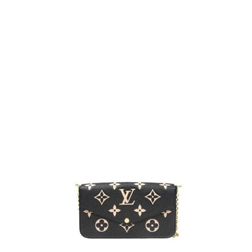 Makersluxe - Pochette Felicie Monogram Empreinte Black
