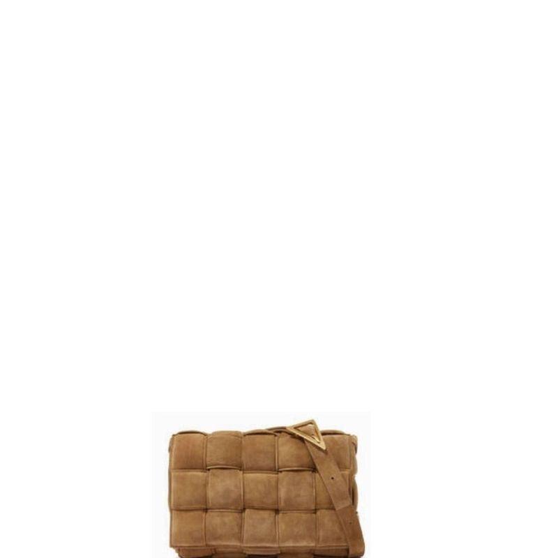 Makersluxe - Suede Shoulder Bag Brown