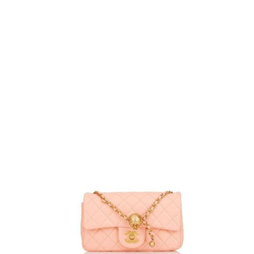 Makersluxe - Classic Mini Flap Bag Peach