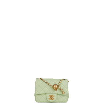 Makersluxe - Classic Mini Flap Bag Light Green