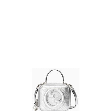 Makersluxe - Blondie Top Handle Bag Silver