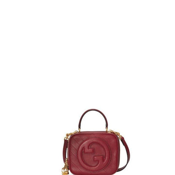 Makersluxe - Blondie Top Handle Bag Red