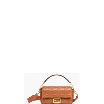 Makersluxe - Baguette Nappa Shoulder Bag Brown