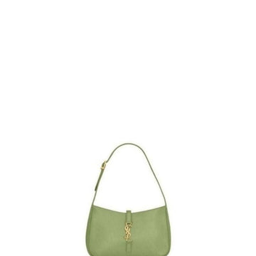 Makersluxe - Hobo Logo-plaque Shoulder Bag Light Green