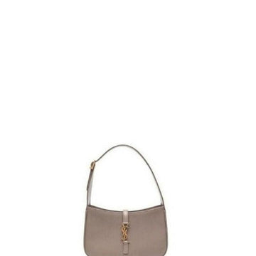 Makersluxe - Hobo Logo-plaque Shoulder Bag Grey