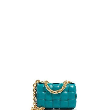 Makersluxe - Cassette Shoulder Chain Bag Turquoise