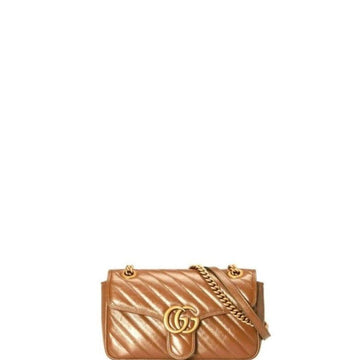 Makersluxe - Marmont Shoulder Bag Brown