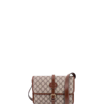 Makersluxe - Ophidia Double G messenger bag Brown