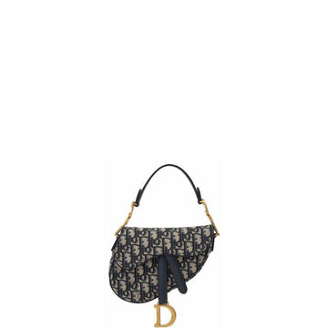 Makersluxe - Saddle Bag in Blue Oblique Jacquard