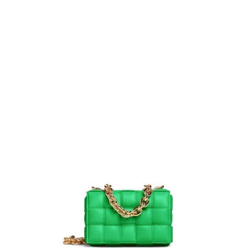 Makersluxe - Cassette Shoulder Chain Bag Green