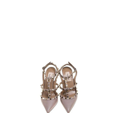 Makersluxe - Rockstud 100 mm High Heel Beige