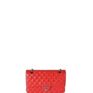 Makersluxe - Lambskin Jumbo Shoulder Bag Red