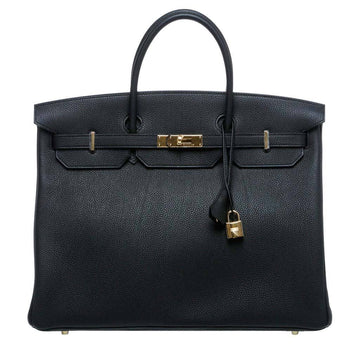 Hermès Birkin 40 Noir Togo Bag GHW