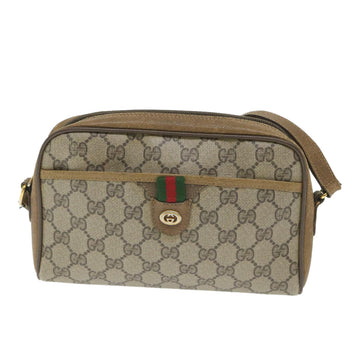 GUCCI GG Supreme Web Sherry Line Shoulder Bag Beige Red 116 02 089 hk891