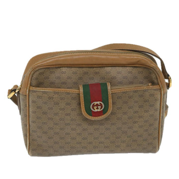 GUCCI Micro GG Supreme Web Sherry Line Shoulder Bag Beige 001 56 0944 hk913