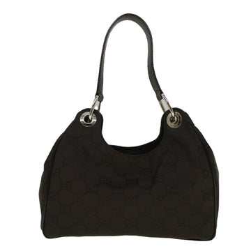 GUCCI GG Canvas Shoulder Bag Brown 257265 hk914