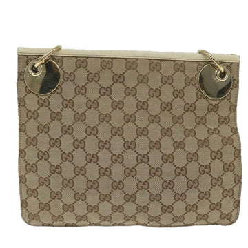 GUCCI GG Canvas Shoulder Bag Beige 120841 hk939