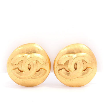 Vintage Chanel Earrings Round CC