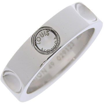 LOUIS VUITTON Ring UHA875 K18 white gold Silver Ann Platt Petit Berg Women 49 Used