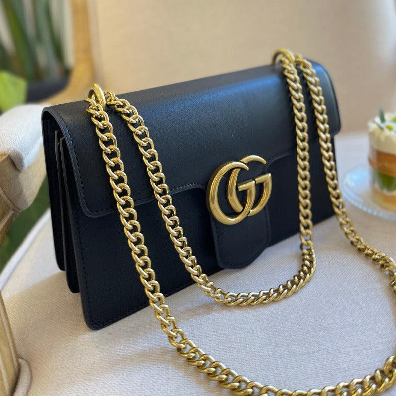 Makersluxe - Classic Marmont Shoulder Bag Black
