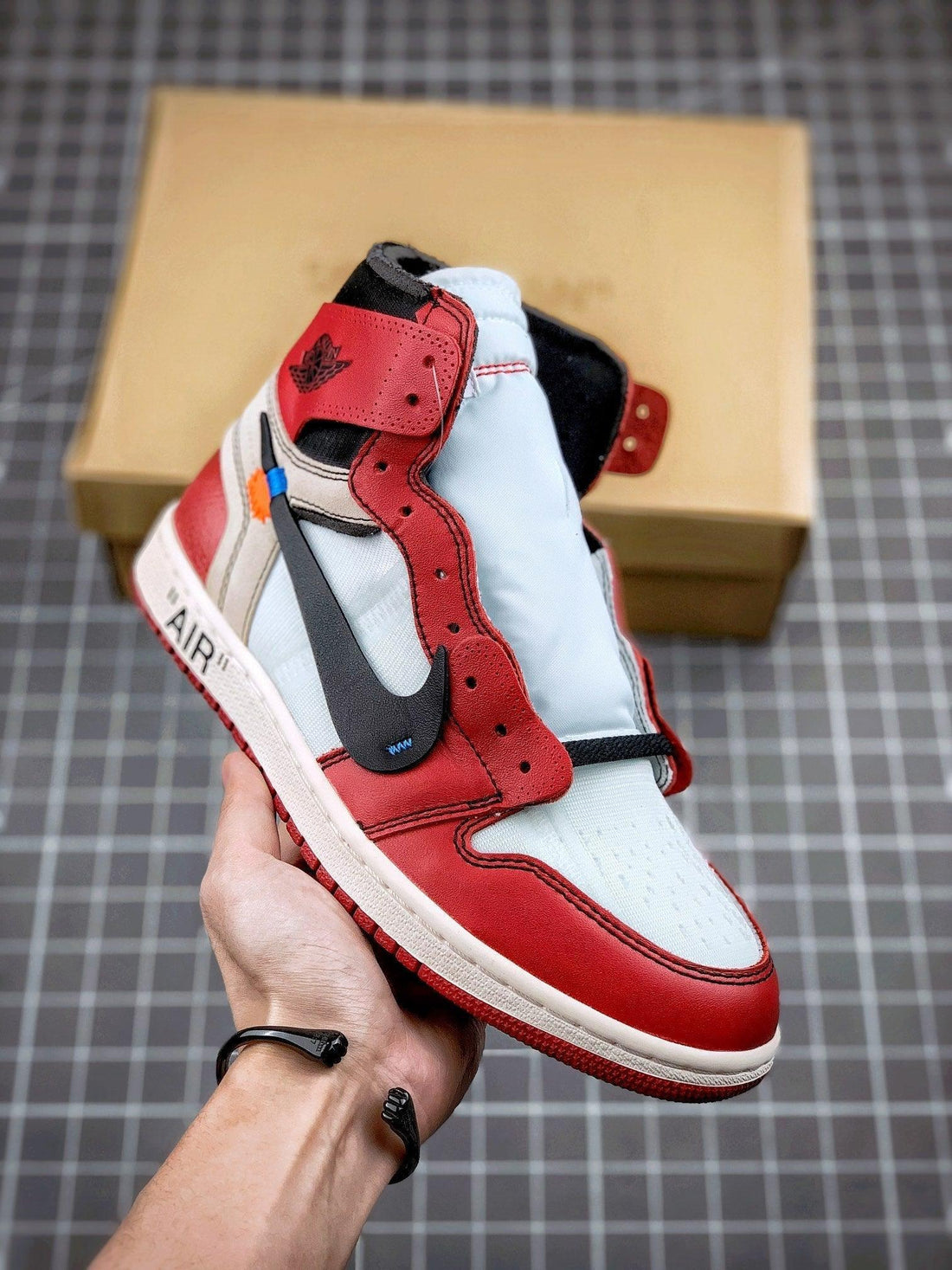 Custom Air Jordan 1 Retro High Off-White Chicago - AA3834-101