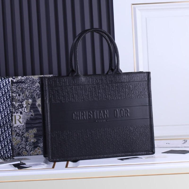 Makersluxe - Book Tote Oblique Bag Black