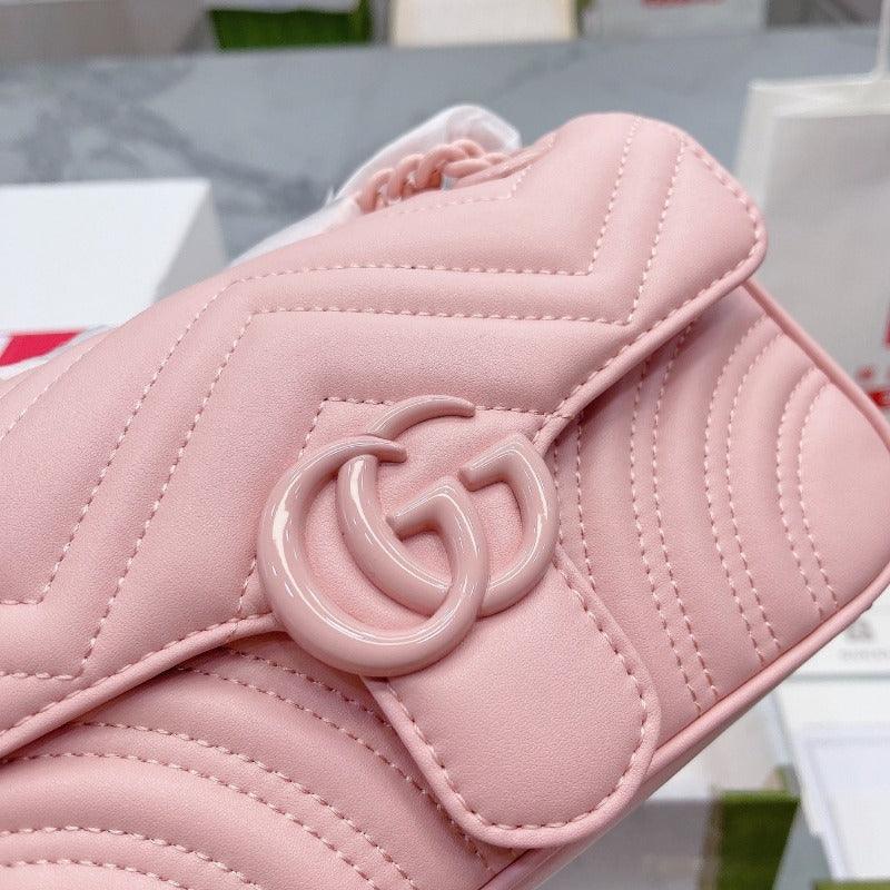Makersluxe - Marmont Shoulder Bag Ultra Pink