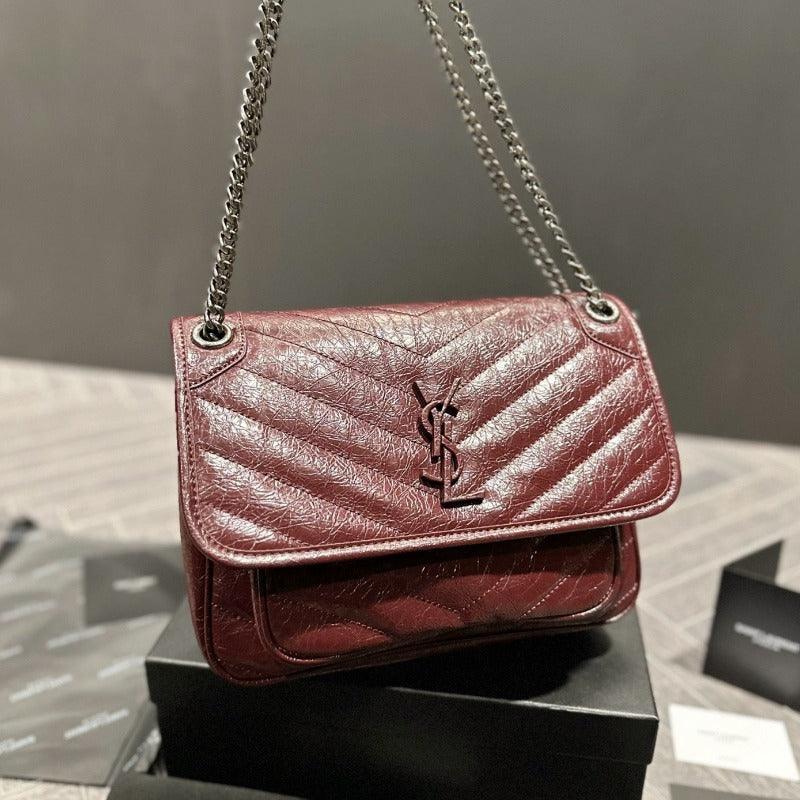 Makersluxe - Niki Shoulder Chain Bag Marsala