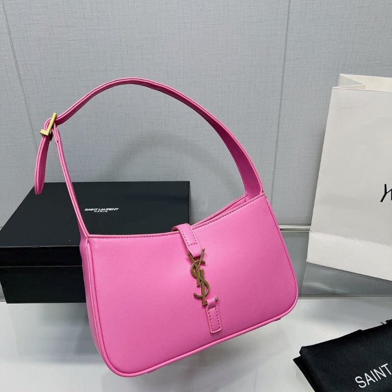 Makersluxe - Hobo Logo-plaque Shoulder Bag Pink