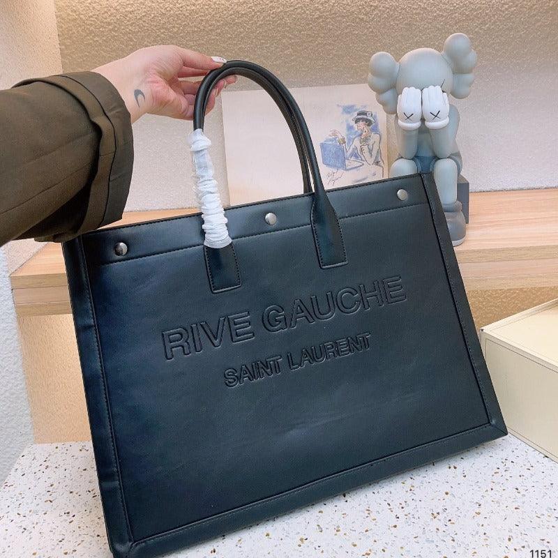 Makersluxe - RIVE GAUCHE  Tote Bag Black
