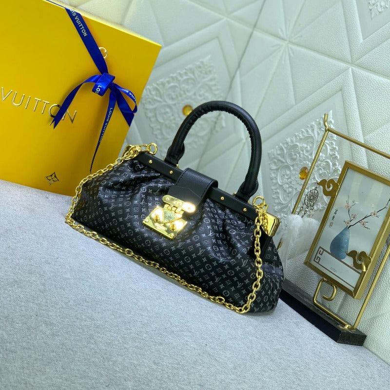 Makersluxe - Monogram Clutch Black