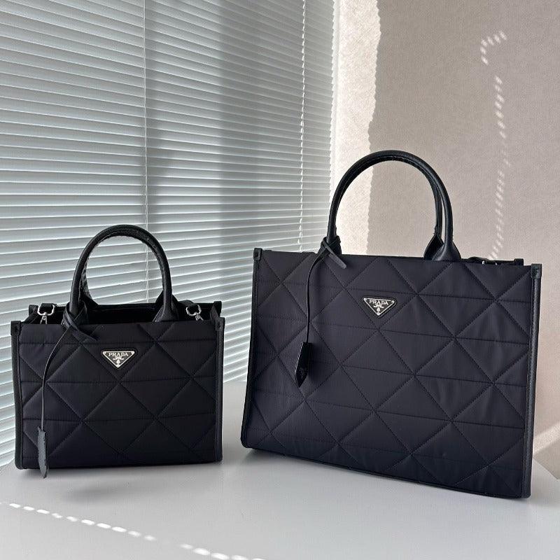 Makersluxe - Re-Nylon Triangle Logo Tote Bag Black