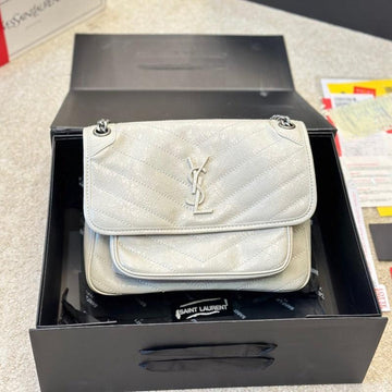 Makersluxe - Niki Shoulder Chain Bag Cream