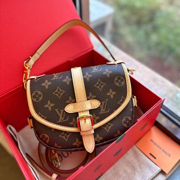 Makersluxe - Monogram Saumur BB Bag Brown