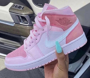 Custom Air Jordan 1 Mid" Digital Pink High Q