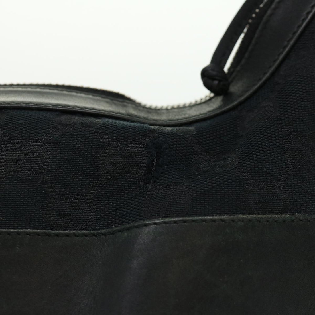 GUCCI GG Canvas Shoulder Bag Black 14298002058 im374