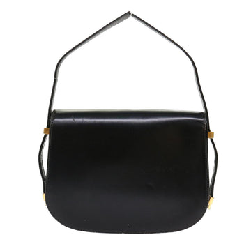 GUCCI Shoulder Bag Leather Black im445
