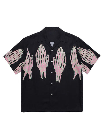 Makersluxe Ghost Hand Ghost Claw Casual Print Shirt
