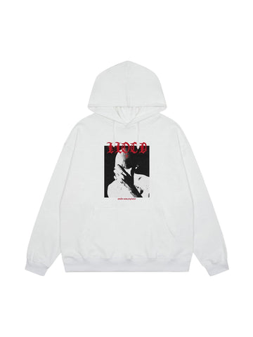 Makersluxe Portrait Print Hoodie