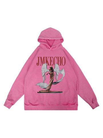 Makersluxe Angel Statue Character Hoodie