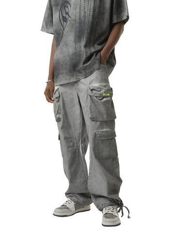 Makersluxe Vintage Wasteland Style Multi Pocket Work Pants
