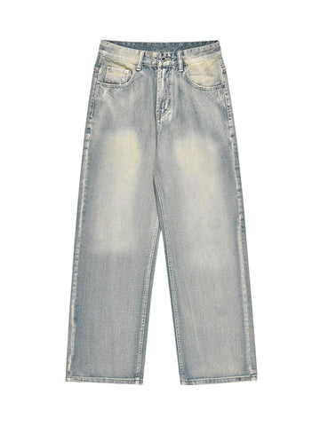 Makersluxe Washed And Worn Loose Jeans - 1953