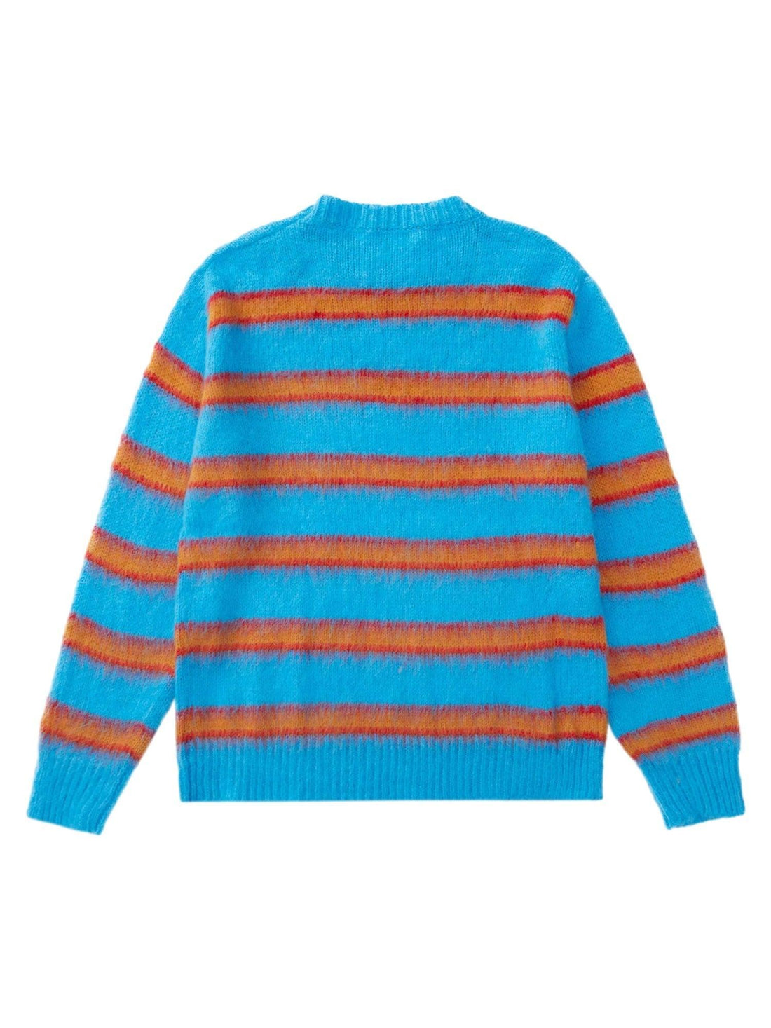 Makersluxe Color Contrast Striped Sweater