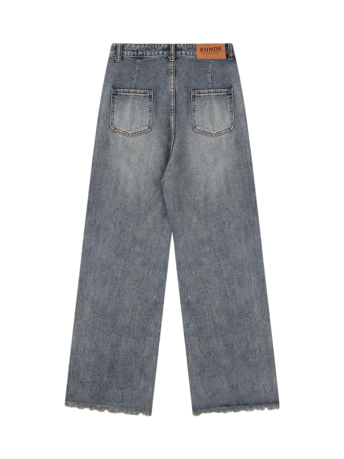 Makersluxe Appliqued Butterfly Embroidered Jeans