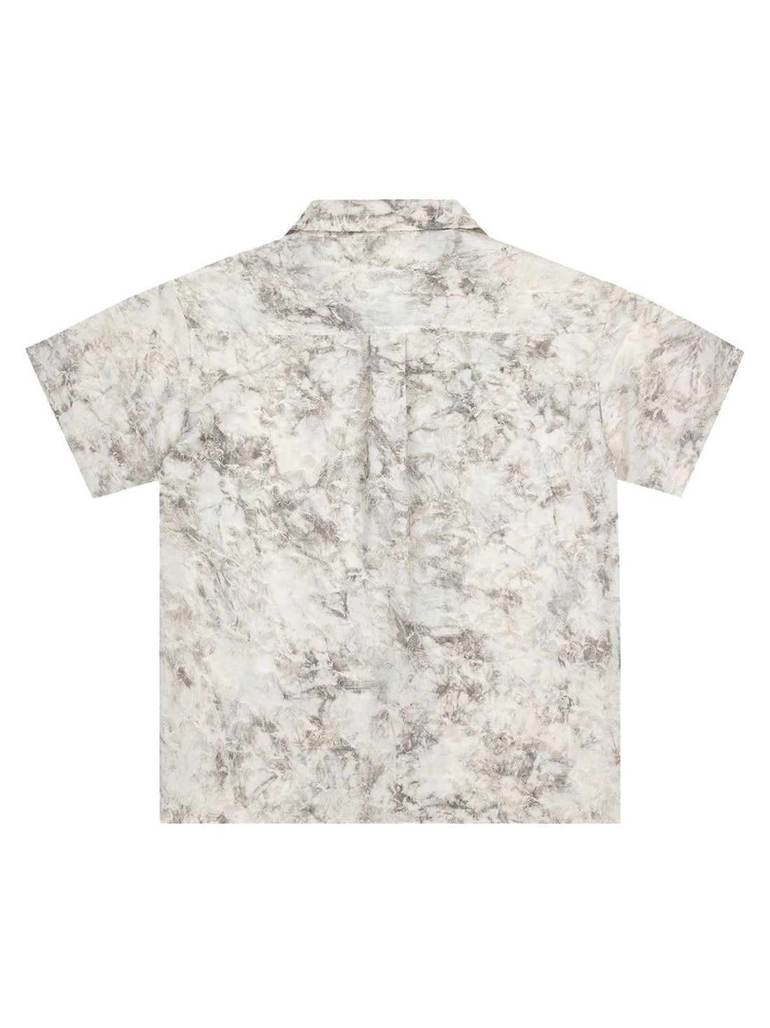 Makersluxe Retro Splattered Pattern Short-sleeved Shirt