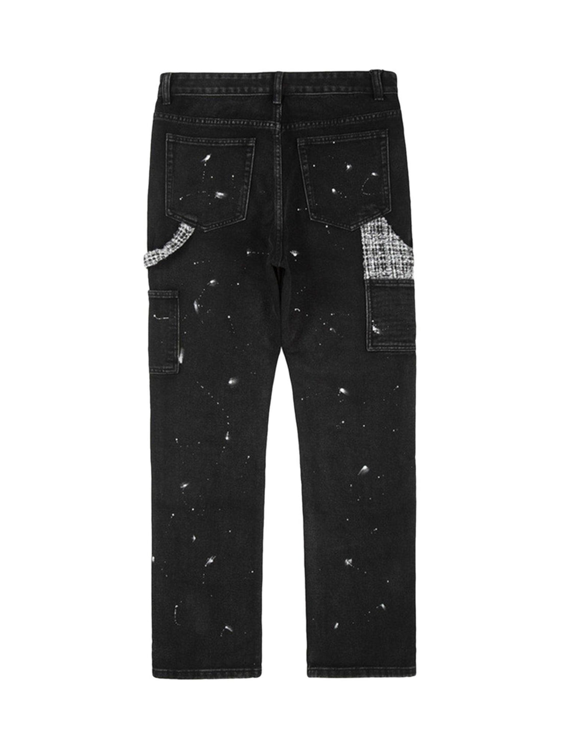 Makersluxe Ripped And Inked Jeans