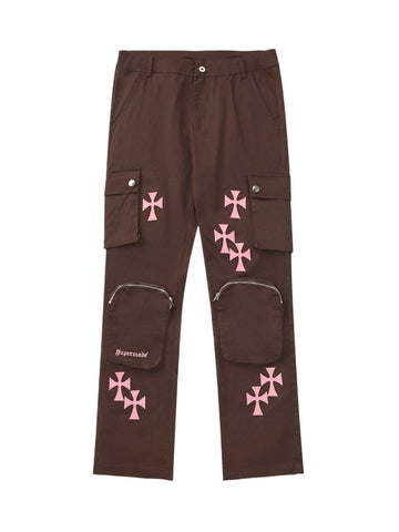 Makersluxe Versatile Multi-pocket Casual Pants - 1831