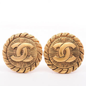 Chanel Earrings Clip-On Gold