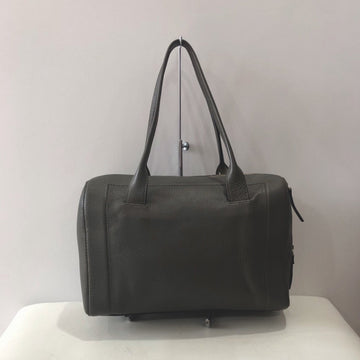 KATE SPADE Vintage Medium Gray Pebbled Leather Satchel w/ Original Dustbag